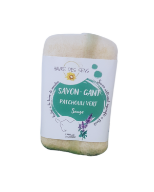 SAVON-GANT PATCHOULI VERT