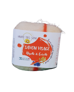 SAVON GANT VISAGE NIGELLE ET CAROTTE