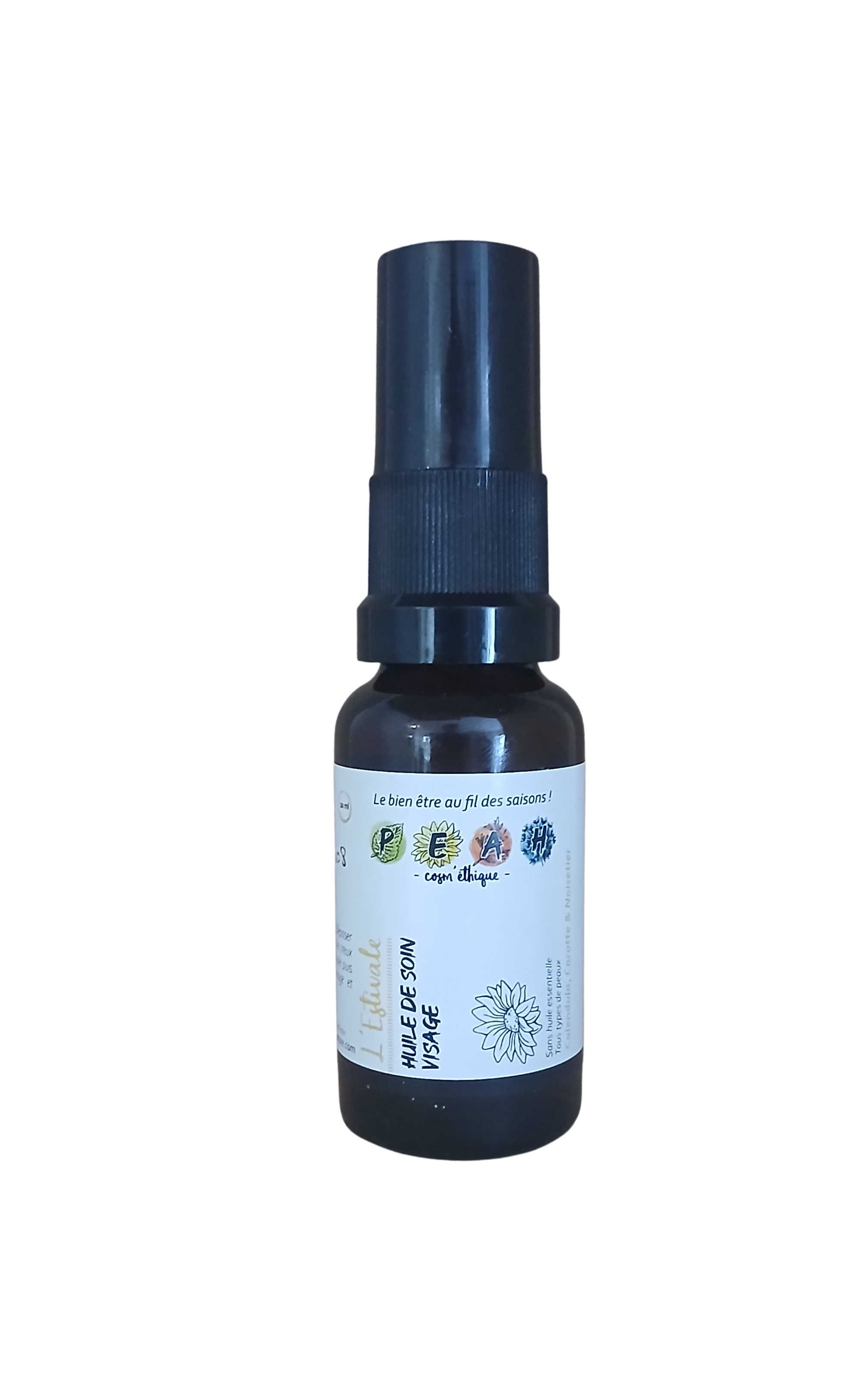 huile de soin visage l'estivale 20ml flacon verre spray